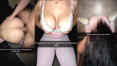 Snapchat Cuckold Compilation: 18 Year Old Girl Cheats On Her Boyfriend After Gym (More On Onlyfans)